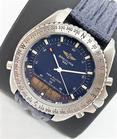 breitling new pluton a51037|breitling navitimer 3100.